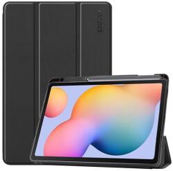 ENKAY GP-99009 Tok - Samsung Galaxy Tab S6 Lite 10.4 LTE (SM-P625) 2024, Oldalra Nyíló, Aktív Flip, Fekete