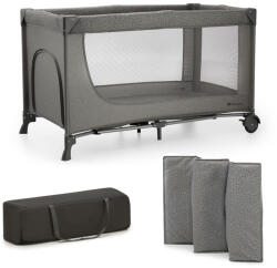 KinderKraft Postieľka cestovná Joy 2 Dark grey (69736828)