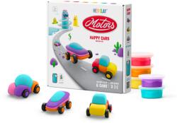 HEY CLAY Hey Clay, Motors, Happy Cars, set creativ, 6 cutii de plastilina