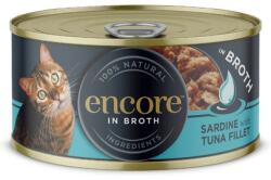 Encore Cat szardínia tonhallal húslevesben macskáknak 16x70g