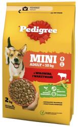 PEDIGREE Adult Mini 2 kg marhahússal és zöldségekkel teljes értékű szárazeledel felnőtt, kistestű kutyafajták számára