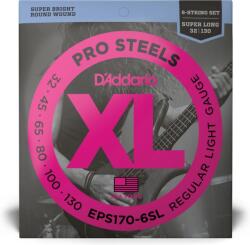 D'Addario EPS170-6SL 32-130 Regular Light 6-String Super Long Scale basszusgitárhúr szett