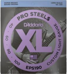 D'Addario EPS190 40-100 Custom Light Long Scale basszusgitár húr