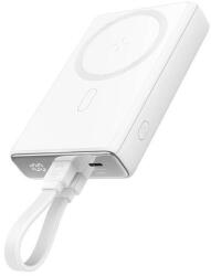 JOYROOM mágneses powerbank állvánnyal JR-PBM01, 20W, 10000mA (fehér) (JR-PBM01 Wh) - jatekotthon