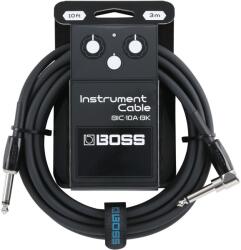 BOSS BIC-10A-BK 10ft Drept - Oblic Cablu de instrument (BIC-10A-BK)