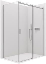 Cerano - Zuhanykabin Santoro L/R - 8 mm - króm, átlátszó üveg - 100x80 cm - toló, CER-CER-8050BD7347 (CER-CER-8050BD7347)