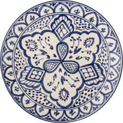 Bloomingville Farfurie pentru prânz Karlie II 27, 5 cm albastră (82068278)