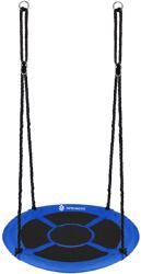 Sersimo Leagan tip cuib Sersimo NS24, diametru 110cm, inaltime reglabila, pentru exterior, sarcina 150 kg, Albastru Negru (NS024) Leagan