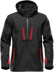 STORMTECH Férfi Patrol Soft Shell kabát 3XL fekete|vörös