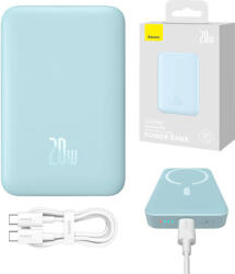 Baseus Magnetic Mini (MagSafe) Powerbank 10000mAh, 20W (kék) (PPCX110103) - kamerapro