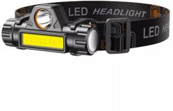 Sternhoff Erős mágneses COB XR-E Q3 LED fejlámpa, USB-s, 2 világítási mód (SDH1500)