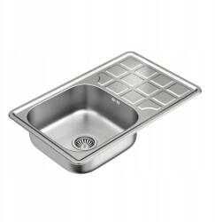 Steiner Louis konyhai mosogató 111 78x48 cm egymedencés Inox mosogató +szifon (LOUIS 111)