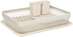 5five Simple Smart Scurgator vase Mayaj, crem, metal, 43 x 32 x H 13.5 cm Uscator vase
