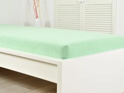 Cearsaf frotir pentru patut de copil EXCLUSIVE 70x140 cm verde deschis