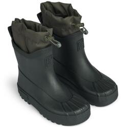 Liewood gyerek gumicsizma Isaac Technical Rainboot fekete, LW19230 - fekete 26