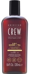 American Crew 3in1 Energizing sampon, kondicionáló, tusfürdő, 250 ml - hajvarazs