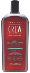American Crew 3in1 Relaxing sampon, kondicionáló, tusfürdő, 1 l
