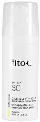 fitoC Bio sárgarépa fényvédő krém kémiai és fizikai fényszűrőkkel, SPF30, 50 ml - hajvarazs