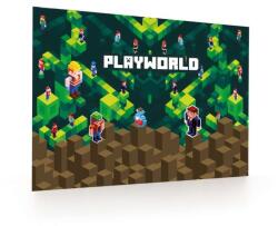 KARTON P+P Premium Light Playworld íróasztal alátét fiúknak, Minecraft gamer - Oxybag