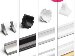Egység csomag Slim Line fugaprofilhoz Inox színben (13510491_INOX)