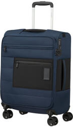 Samsonite VAYCAY négykerekű sötétkék-fekete kabin bőrönd 55cm 145449-1598 - borond-aruhaz