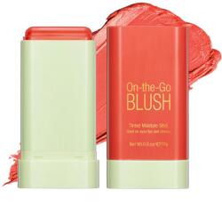 SELA On the Glow Blush stick, baton hidratant pentru luminozitate, Coral orange 01 Sela