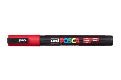  Dekormarker 0, 9-1, 3mm, Uni Posca PC-3M piros - bolt