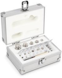 KERN súlykészlet precíziós mérlegekhez 1 mg - 100 g alumínium dobozban, OIML F1 súlyosztály, hitelesíthető (323-036)