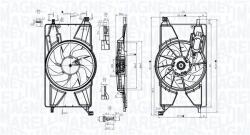Magneti Marelli Ventilator, radiator MAGNETI MARELLI 069422834010 (069422834010) - automobilus