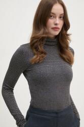 Tommy Hilfiger hosszú ujjú női, garbónyakú, sötétkék, WW0WW42905 - sötétkék S