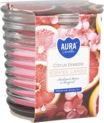 BISPOL Lumânare parfumată Bispol Aura - Citrus Breeze, 130 g (snw80-1-454)