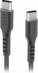 SBS TECABLETCC31K USB-C apa - USB-C apa 3.1 Adat és töltőkábel - Fekete (1.5m) (TECABLETCC31K)