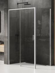 NEW TRENDY Prime zuhanykabin 150x100 cm négyszögletes króm fényes/átlátszó üveg D-0308A/D-0125B (D0308A/D0125B)