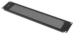 Lanberg AK-1412-B 19" 2U fekete fém hálós/perforált vakpanel (AK-1412-B) - haztartasibolt
