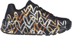 Skechers Uno Lite - Metallic Love 37, 5 | Femei | Teniși | Negru | 314067L-BKGD (314067L-BKGD)