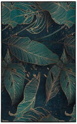 Mila Home Covor culoare petrol lavabil 160x230 cm Midnight Jungle - Mila Home