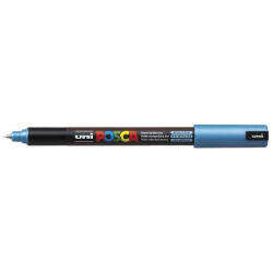 uni Dekormarker 0, 7-1mm, Uni Posca PC-1M világoskék - delfinbuvar
