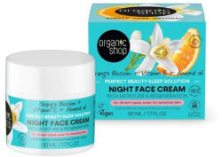 Organic Shop éjszakai arckrém narancsvirággal E-vitaminnal és mandulaolajjal, 50 ml - hajpatika