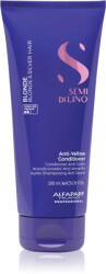 ALFAPARF Milano Semi di Lino Blonde Anti-Yellow Low hamvasító balzsam Szőke hajra hajra, 200 ml