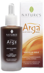 Nature's Arga Ultragyors önbarnító arcápoló cseppek, 30 ml - hajpatika