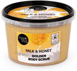 Organic Shop Golden testradír tejjel és mézzel, 250 ml