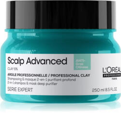 L'Oréal Scalp Advanced 2in1 mélytisztító sampon és pakolás zsíros hajra, 250 ml - hajpatika