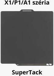 Bambu Lab - Sima felületű SuperTack PEI nyomtatólap (256x256 mm) - X1/ P1/A1 szériához
