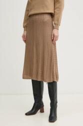Tommy Hilfiger szoknya zöld, midi, harang alakú, WW0WW44006 - zöld S