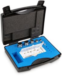 KERN súlykészlet precíziós mérlegekhez 1 mg - 200 g műanyag dobozban, OIML F1 súlyosztály, hitelesíthető (323-044)