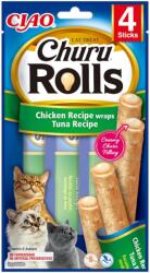 Churu Inaba Churu Rolls Recompense pentru Pisici Pui cu Ton