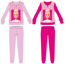Mattel Barbie téli vastag pamut pizsama kislányoknak - flanel - világosrózsaszín - 122 (BAR-907_vro_122)