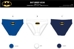 Warner Bros. Interactive Batman kisfiú alsó - 3 darabos pamut alsó - 122-128 (BAT0538_122-128)