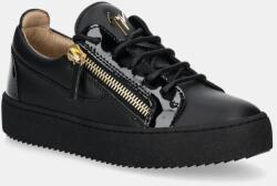 Giuseppe Zanotti bőr sportcipő May London fekete, RW00017.008 - fekete Női 40