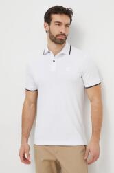 BOSS Orange poló fehér, férfi, sima, 50507699 - fehér XL